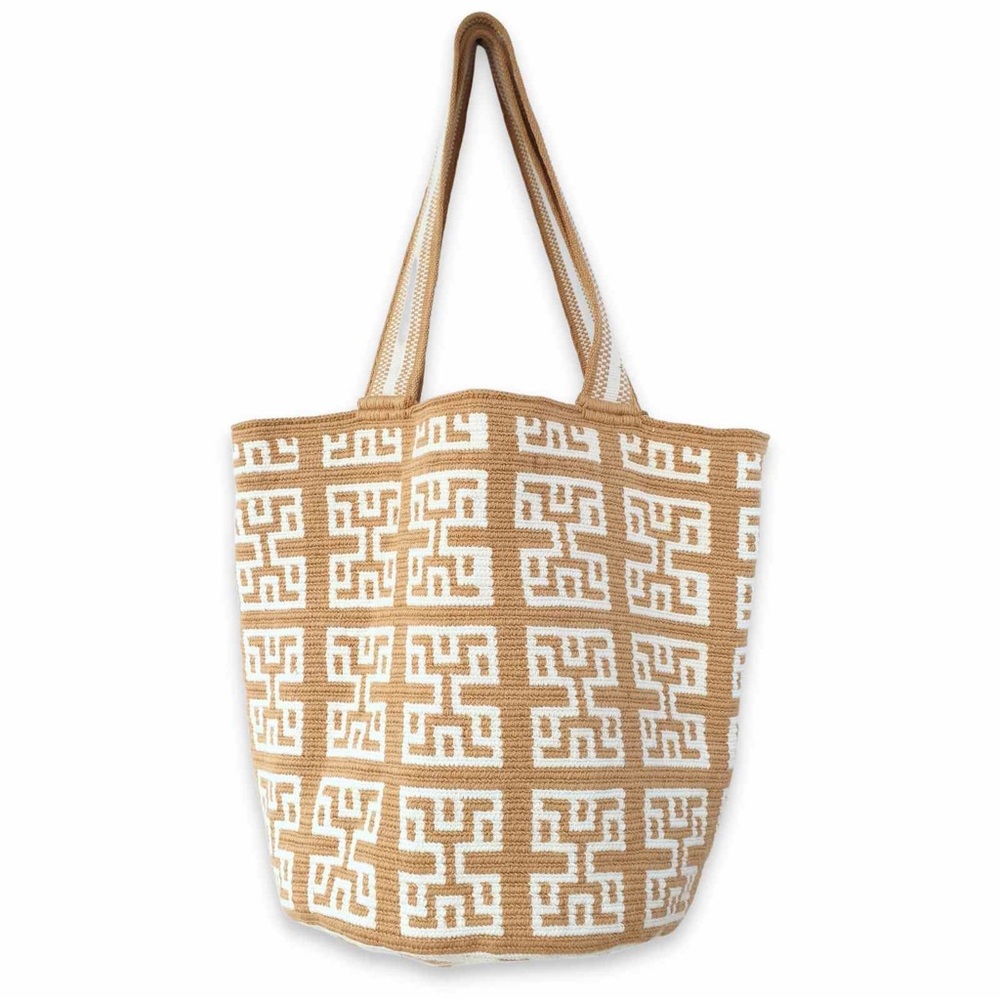 Wayuu Tribe Handmade by Female Artisans Handbag Olio Crochet Tote Bag